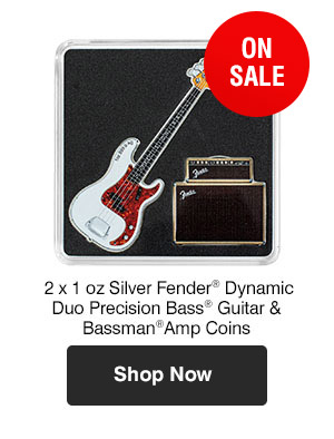 Fender Dynamic Duo Coin Set | Silver