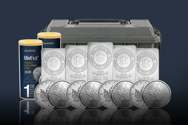 Kitco coin and bar